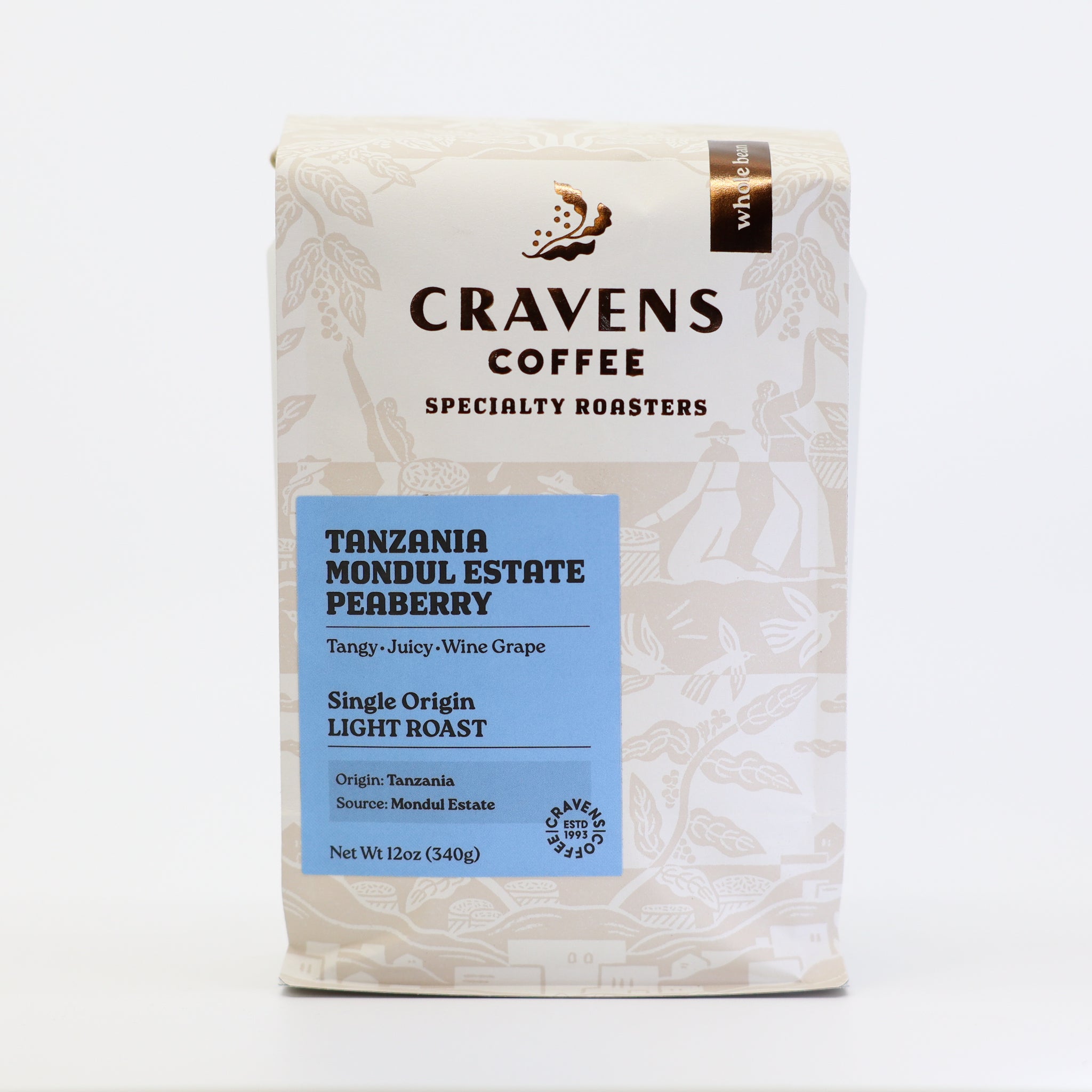 Tanzania Mondul Estate Peaberry – Cravens Coffee