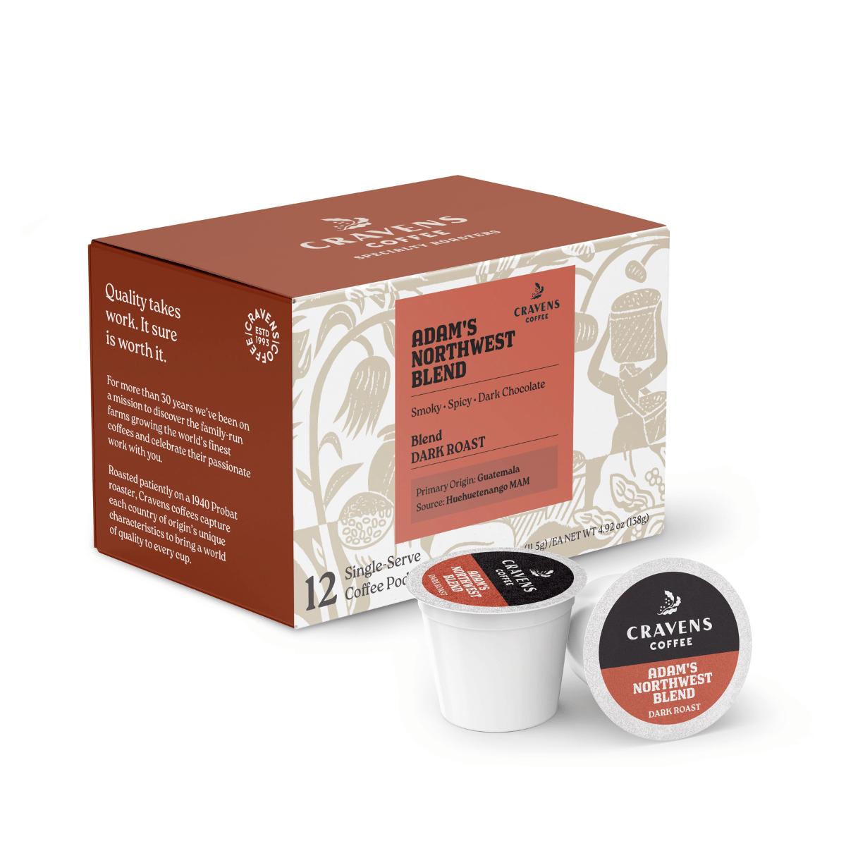 Adam's Blend K-Cups – Cravens Coffee